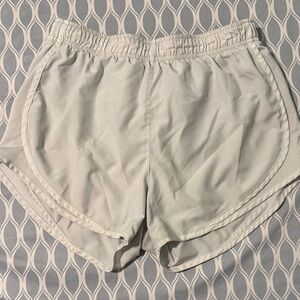 Nike Women's Cream Athletic Shorts